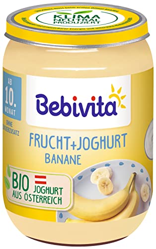 Bebivita Frucht & Joghurt Banane, 6er Pack (6 x 190 g), Mittel von Bebivita