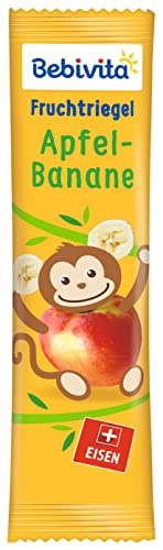 Bebivita Früchte-Riegel Apfel-Banane, 20er Pack (20 x 25 g) von Bebivita