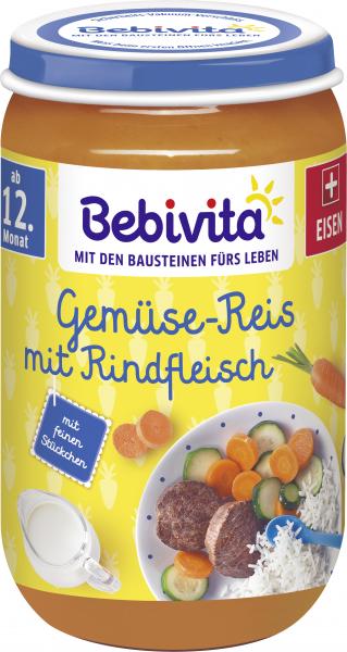 Bebivita Gemüse-Reis mit Rindfleisch von Bebivita