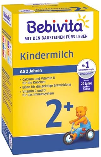 Bebivita Kindermilch 2+, ab dem 2. Jahr, 2er Pack (2 x 500g) von Bebivita