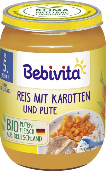 Bebivita Reis mit Karotten und Pute von Bebivita