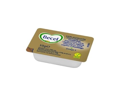 Becel | 100% Plantaardig Alternatief voor Roomboter Cups | 100 x 10 gram von Becel