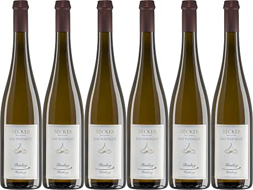 6x Riesling Hüttberg 2019 - Becker - Das Weingut, Rheinhessen - Weißwein von Becker - Das Weingut