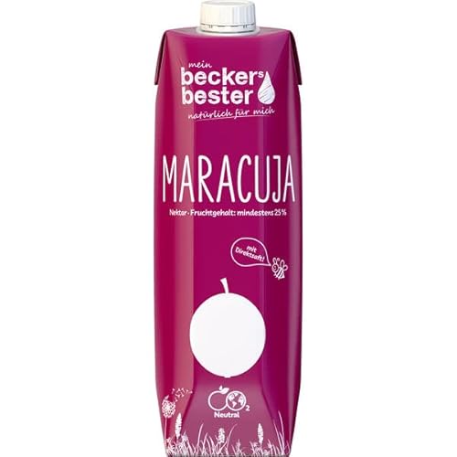 Beckers bester Maracuja-Nektar Tetrapak EW, 6er Pack (6 x 1 l) von Beckers bester