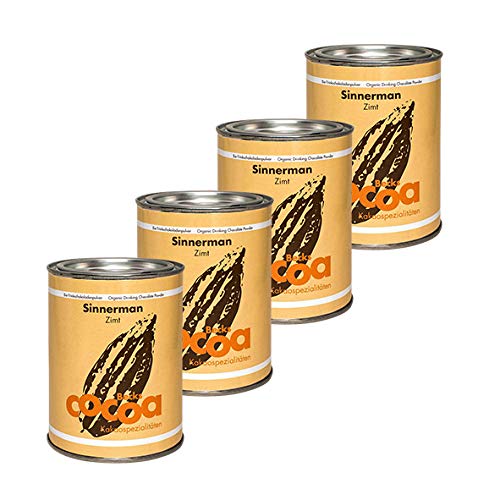 Becks Cocoa Trinkschokolade Sinnerman Zimt Dose 250 g / 4er Pack von Beckscocoa