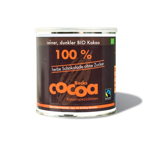 Reiner, dunkler Bio Kakao 100% - Becks Cocoa - 1200g von Beckscocoa