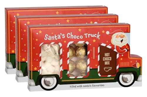 Becky´s The Winter Choco Truck - Trinkschokolade, Marshmallows und goldene Schoko-Pralinen - 3 x 125 g von Becky´s