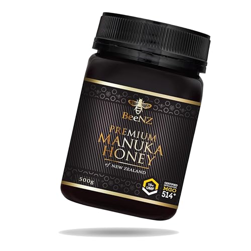 BeeNZ® - Manuka Honig MGO 514+ (UMF15+) 500g aus Neuseeland - 100% rein ohne Zusatzstoffe - von BeeNZ