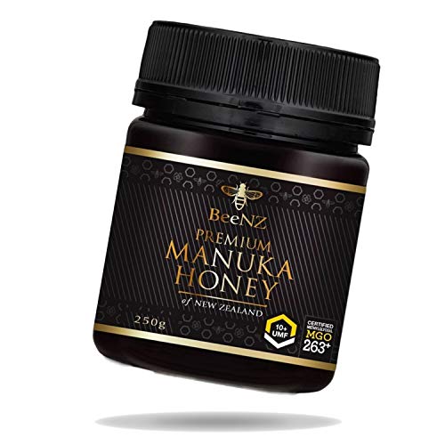 BeeNZ® - Manuka Honig - 100% reiner Manuka-Honig ohne Zusatzstoffe - Methylglyoxal Gehalt (250g, 263+ Mgo) von BeeNZ