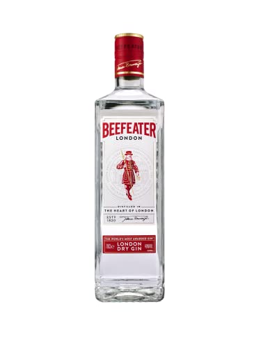 Beefeater London Dry Gin – Edler und hochwertiger Premium-Wacholderschnaps – Nach London Dry Gin-Art hergestellt – 1 x 0,7 l von Beefeater