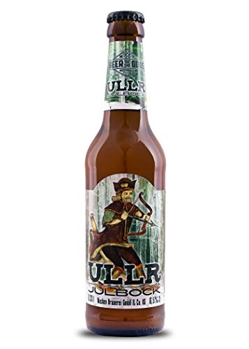 WACKEN BRAUEREI Bock Craft Beer Box 20 x 0,33 l Flasche | ULLR | Viking Craftbeer Set Gift for Men | Wikinger Kraft Bier Geschenk für Männer | Party Festival Heavy Metal von Beer of the Gods - Since 2016 - Wacken Brauerei