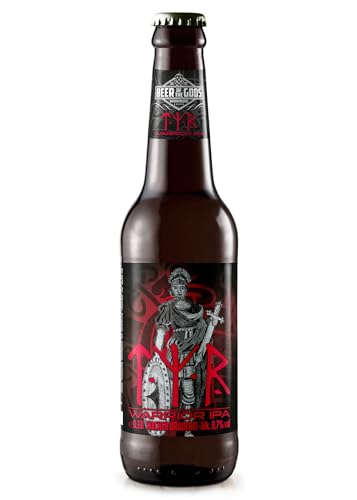 WACKEN BRAUEREI Double India Pale Ale Craft Beer Box 20 x 0,33 l Flasche | TYR | Viking Craftbeer Set Gift for Men | Wikinger Kraft Bier Geschenk für Männer | Party Festival Heavy Metal von Beer of the Gods - Since 2016 - Wacken Brauerei