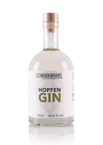 WACKEN BRAUEREI & Holsteiner Geister - Hopfen Gin - 42,4% vol. Alk. 0,5l von Beer of the Gods - Since 2016 - Wacken Brauerei