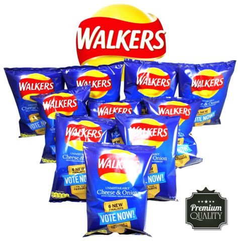 WALKERS Chips Cheese & Onion 48er Pack von Beichi