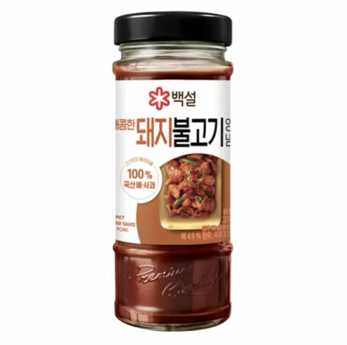 CJ Beksul Koreanische Bulgogi Sauce für Pikant scharfes Schweinefleisch 500g von Beksul