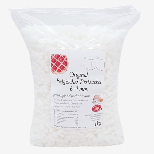 Original Belgischer Perlzucker 6-9 mm 1 kg von Belgisches Waffelhaus