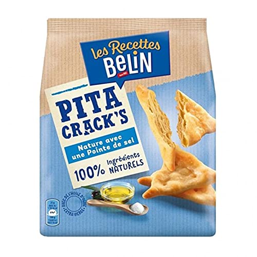 Belin Rezepte Pita Cracka € ™ S Natur mit einem Punkt Salz 100% Natural Ingra © dients 100G (6er-Set) von Belin