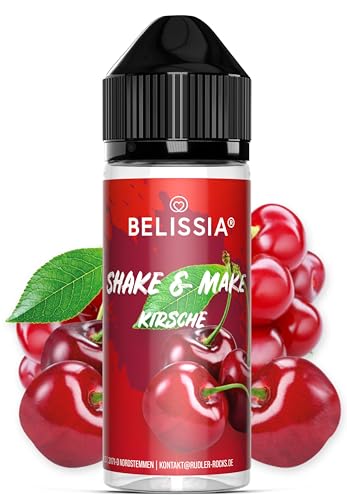 Belissia Shake and Make - Kirsche - Hochdosiertes Lebensmittel Aroma 10ml mit praktischer Schüttelflasche zum mischen. Für Lebensmittel, Kochen, Backen, Hobby, Raumerfrischung uvm. von Belissia