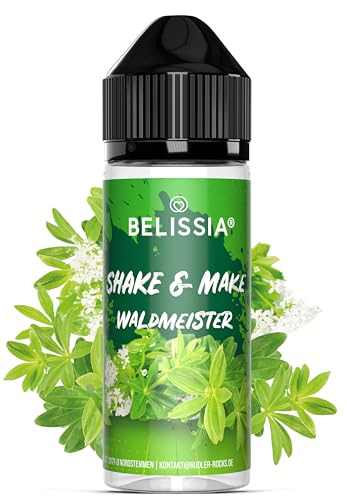 Belissia Shake and Make - Waldmeister - Hochdosiertes Lebensmittel Aroma 10ml mit praktischer Schüttelflasche zum mischen. Für Lebensmittel, Kochen, Backen, Hobby, Raumerfrischung uvm. von Belissia