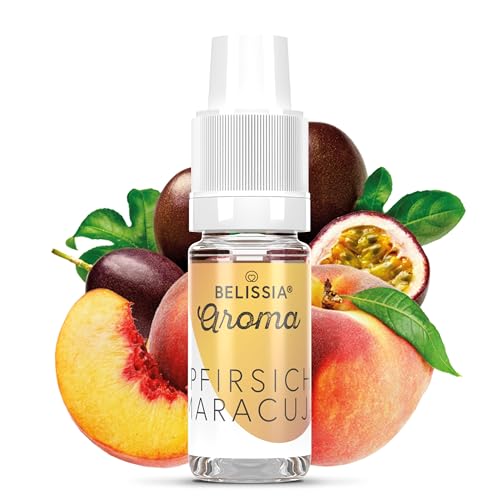 Belissia Shake and Make - Pfirsich-Maracuja - Hochdosiertes Lebensmittel Aroma 10ml mit praktischer Schüttelflasche zum mischen. Für Lebensmittel, Kochen, Backen, Hobby, Raumerfrischung uvm. von Belissia