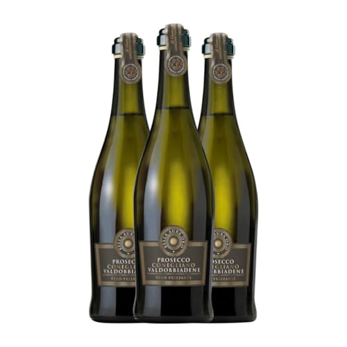 Bella Aura Oro Frizzante Glera Prosecco di Valdobbiadene Superiore di Cartizze 75 cl Weißer Sekt (Karton mit 3 Flaschen von 75 cl) von Bella Aura Oro