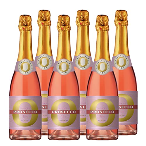 Prosecco Spumante DOC Rosé "Bella Aura Oro" 2020 Schaumwein Rosé Venetien trocken (6 x 0.75l) von Bella Aura Oro