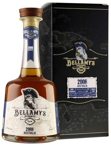 Bellamy's Reserve Rum 2006 Australia | Single Cask Rum in Fassstärke | 17 Jahre gereift | 1 x 700ml von Bellamy's Reserve Rum