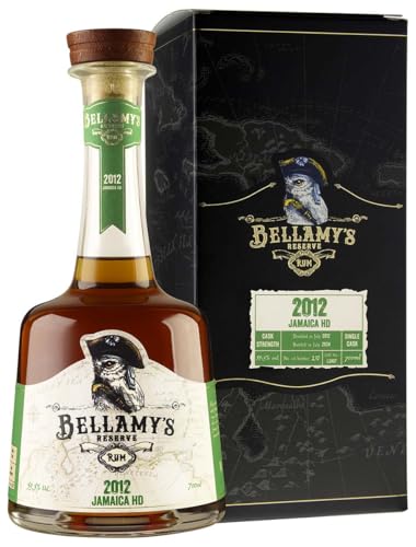 Bellamy's Reserve Rum 2012 Jamaica HD | Single Cask Rum in Fassstärke | 12 Jahre gereift | 1 x 700ml von Bellamy's Reserve Rum