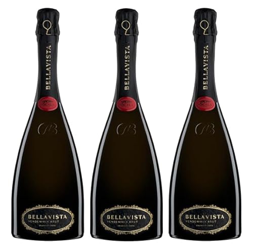 3x 0,75l - 2019er - Bellavista - Teatro "La Scala" - Brut - Franciacorta D.O.C.G. - Lombardei - Italien - Schaumwein brut von BELLAVISTA