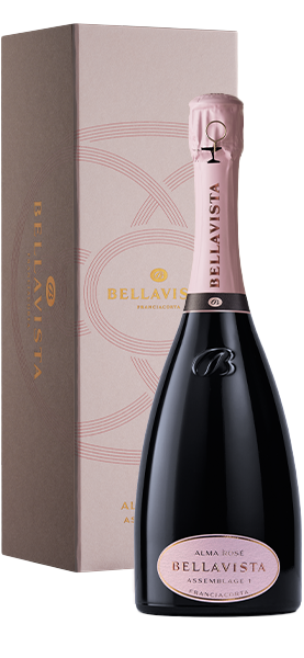 "Alma Rosé Assemblage 1" Franciacorta DOCG Extra Brut von Bellavista