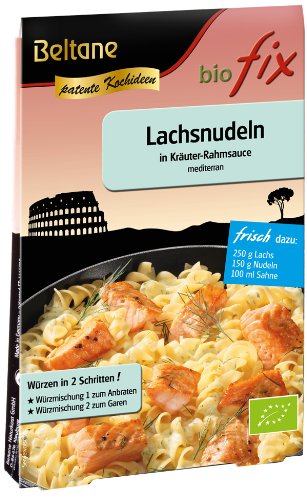 Beltane biofix Lachsnudeln - 2 Portionen, 5er Pack (5x 14,2 g) -Bio von Beltane