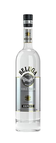 BELUGA NOBLE (1 x 3000ml) im Geschenkkarton mit Wiege, Premium-Vodka aus Montenegro mit feinstem Bio-Getreide und reinem Quellwasser, 40% Vol. von Beluga