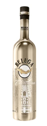 Beluga Celebration Vodka 0.7 Liter Flasche 40% Alk., Premium Wodka aus Sibirien, reiner und weicher Geschmack von Beluga