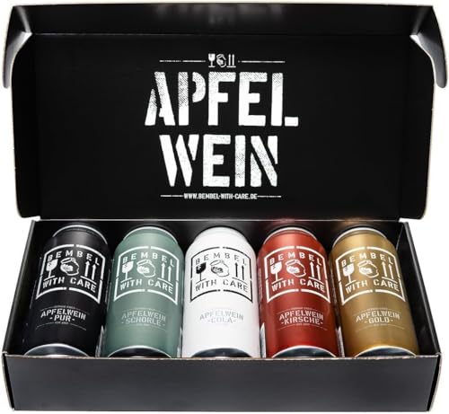 Bembel-With-Care Apfelwein Care Paket " Gemischt " 5 x 0,5 Liter inkl. 1,25€ DPG Pfand von BEMBEL WITH CARE