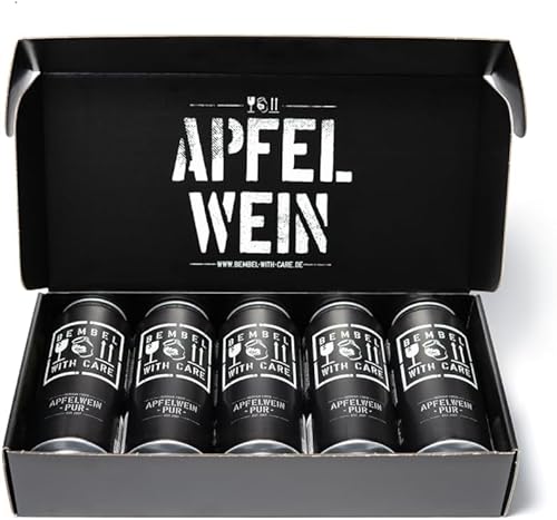 Bembel-With-Care Apfelwein Care Paket " Pur " 5 x 0,5 Liter inkl. 1,25€ DPG Pfand von BEMBEL WITH CARE