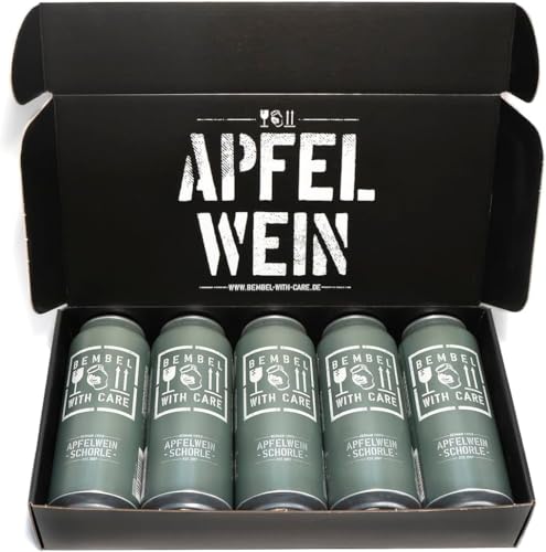 Bembel-With-Care Apfelwein Care Paket " Schorle " 5 x 0,5 Liter inkl. 1,25€ DPG Pfand von BEMBEL WITH CARE