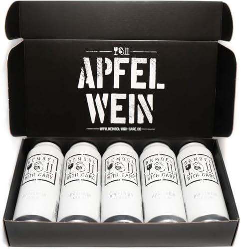 Bembel With Care Cola Apfelwein Care-Paket 5 x 0,5 Liter inkl. 1,25€ DPG EINWEG Pfand von BEMBEL WITH CARE