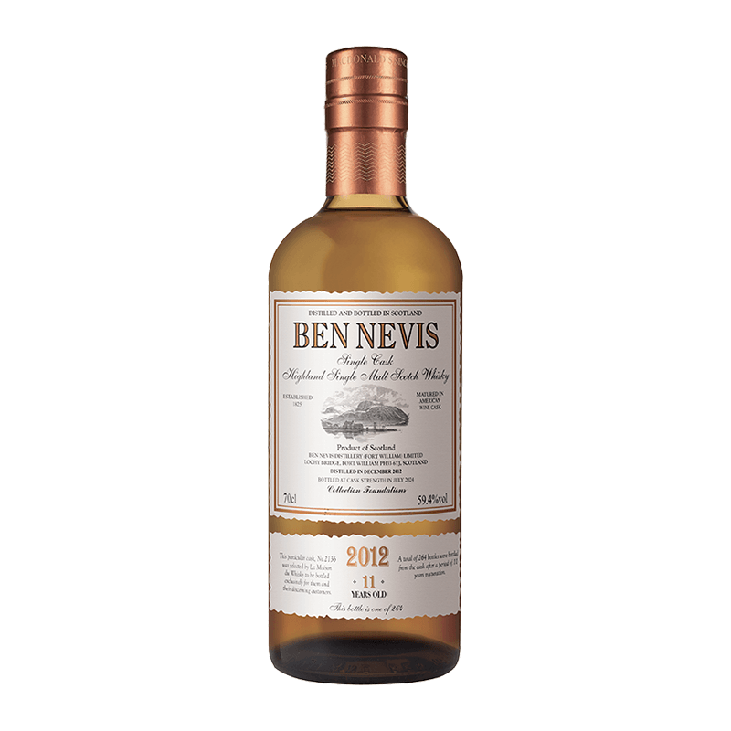 Ben Nevis : 11 Year Old American Wine Cask Single Cask Foundations 2012 von Ben Nevis