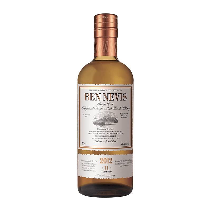 Ben Nevis : 11 Year Old American Wine Cask Single Cask Foundations 2012 von Ben Nevis