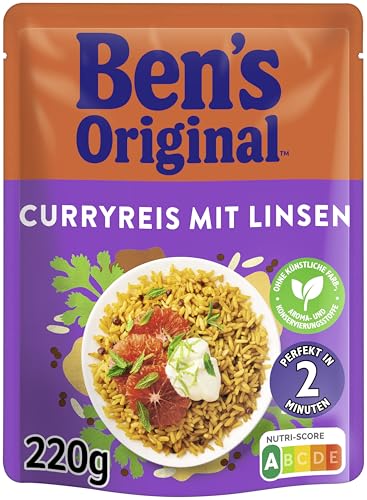 BEN'S ORIGINAL™ Express Curryreis mit Linsen 220g von Ben's Original