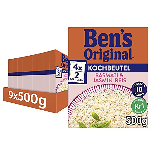 BEN'S ORIGINAL™ Kochbeutel Basmati & Jasminreis 9x500g von Ben's Original