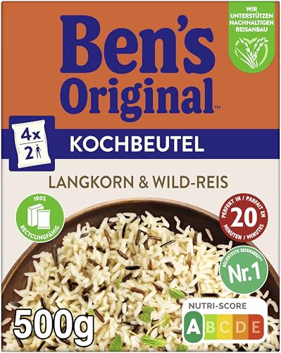 BEN'S ORIGINAL™ Langkorn-Reis + Wild-Reis im Kochbeutel 500g von Ben's Original