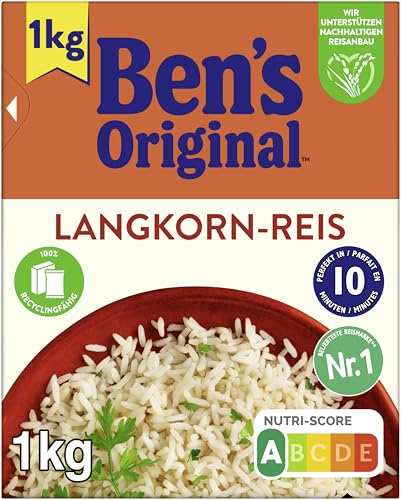 BEN'S ORIGINAL™ Original-Langkorn-Reis 10-Minuten Lose 1Kg von Ben's Original