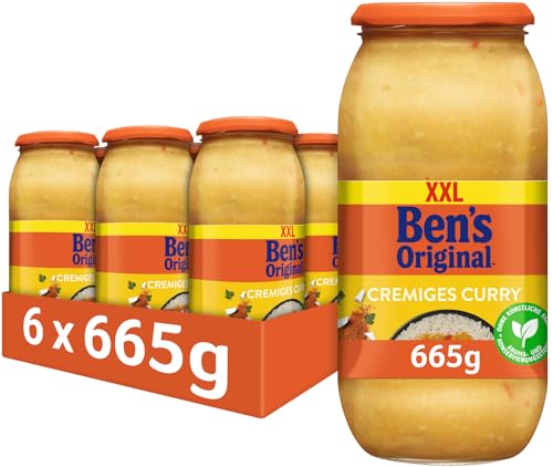 BEN'S ORIGINAL™ Sauce Cremiges Curry, 6 Gläser (6 x 665g) von Ben's Original