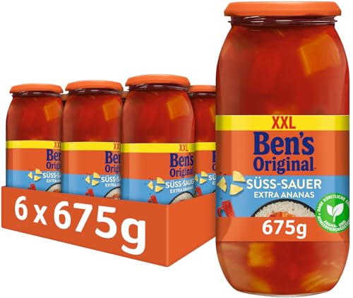 BEN'S ORIGINAL™ Sauce Süss-Sauer Ananas, 6 Gläser (6 x 675g) von Ben's Original
