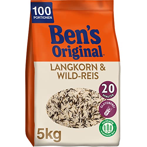 BEN'S ORIGINAL™ Loser Reis Langkorn & Wildreis 5kg von Ben's Original