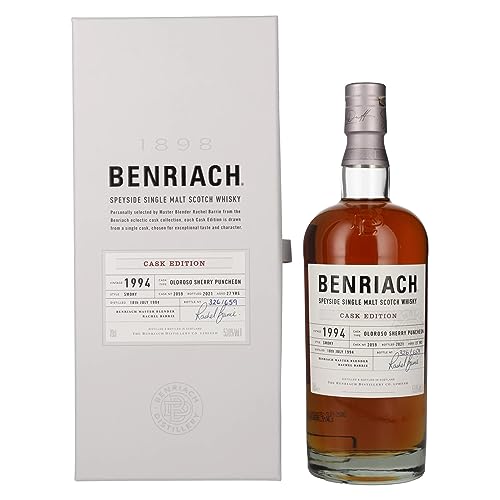 Benriach 27 Years Old Smoky CASK EDITION Oloroso Sherry Vintage 1994 53% Vol. 0,7l in Geschenkbox von BenRiach