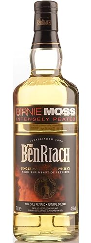 The BenRiach - Birnie Moss - Peated Single Malt Scotch Whisky - Speyside - 48% Vol. (1 x 0.7l) / Mit Hochland-Torf geräuchert und gereift im Bourbon-Fass von BenRiach