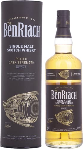 The BenRiach Cask Strength Batch No. 2 60% Vol. 0,7l in Geschenkbox von BenRiach