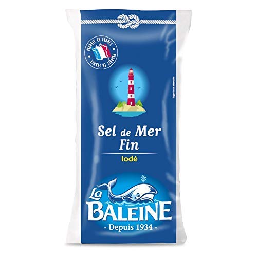 La Balaine Meersalz, feine Jode, Polybeutel, 500 g, 3 Stück von Benedicta